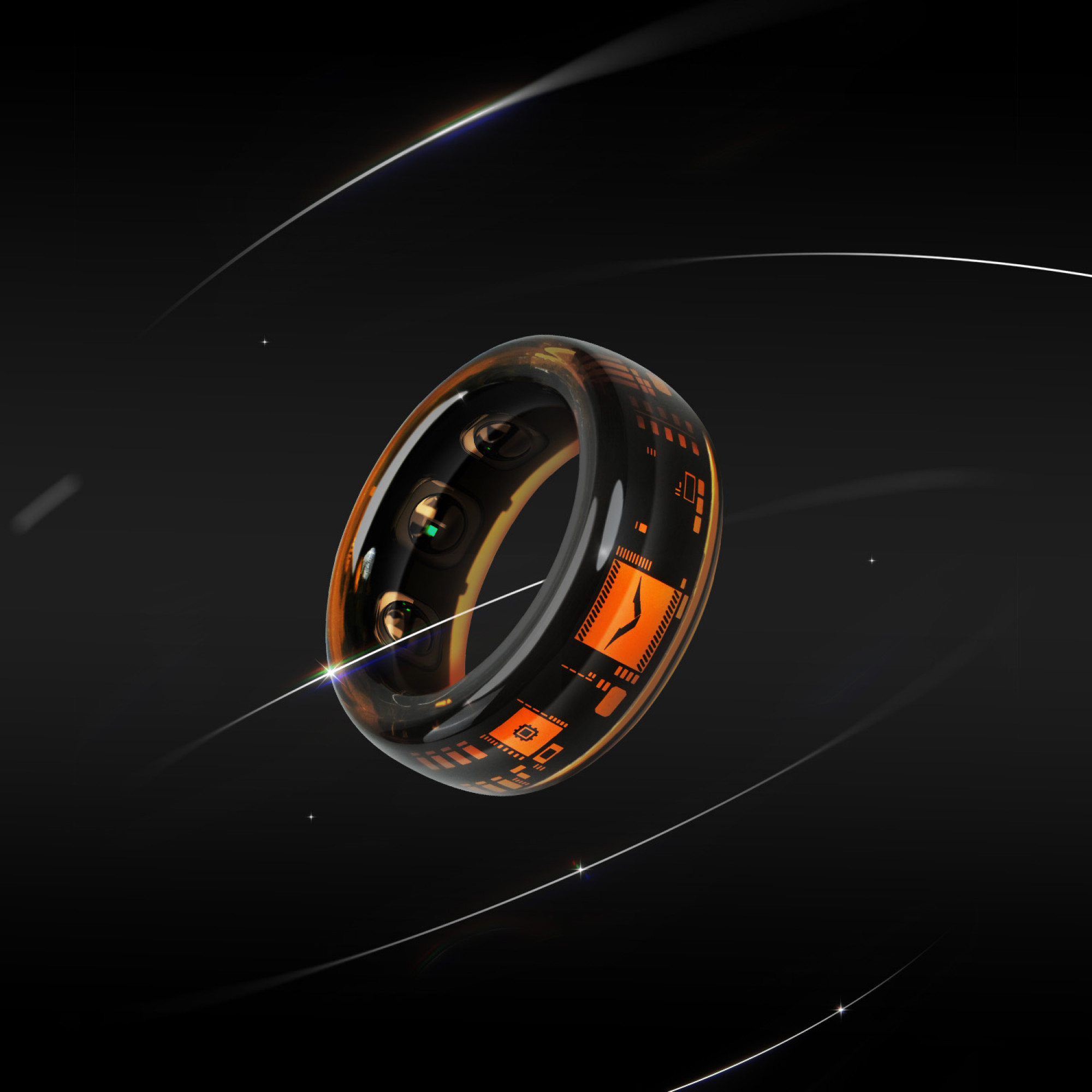 Розумне кільце Vertu Ai Aura Ring – orange
